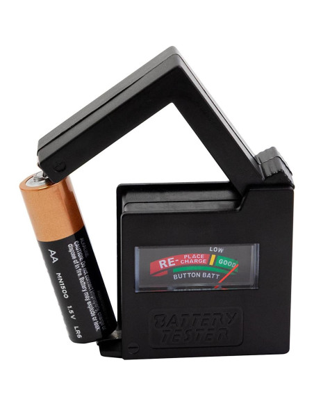 Organizador de Baterías Dial Industries con Probador - 12 AAA, 12 AA, 6 C, 4 D