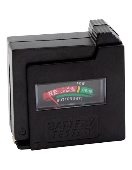 Organizador de Baterías Dial Industries con Probador - 12 AAA, 12 AA, 6 C, 4 D