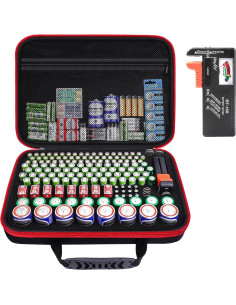 Organizador de Baterías HESPLUS con Probador - 210+ Baterías 2
