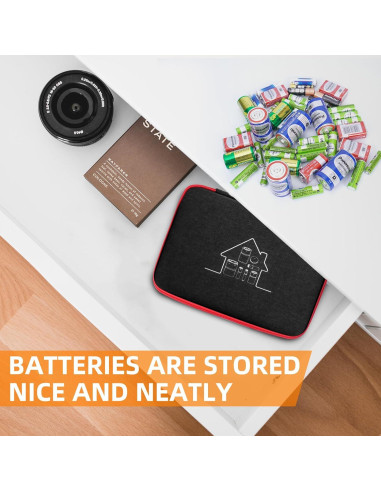 Organizador de Baterías HESPLUS con Probador - 210+ Baterías