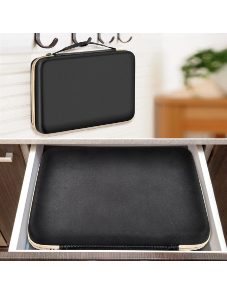 Estuche Organizador de Baterías Boobowl con Probador - Negro