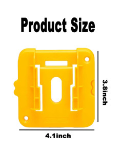 Soporte de Pared para Baterías Dewalt 20V - 5 Paquetes 2