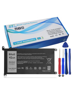 Batería de Reemplazo WDX0R para Dell Inspiron 13/15/17 42Wh
