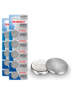 Batería de Litio Tenergy CR2016 3V - Paquete de 10 Unidades