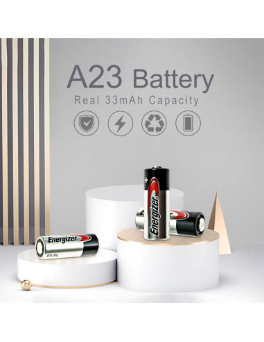 Baterías Alcalinas A23 Synergy Digital 12V 33 mAh Paquete 4
