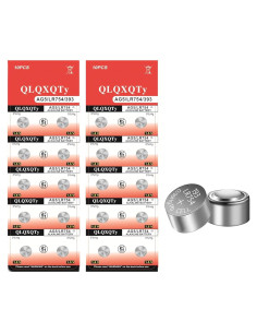 20 Baterías de Botón Alcalinas AG5 LR754 QLQXQTy