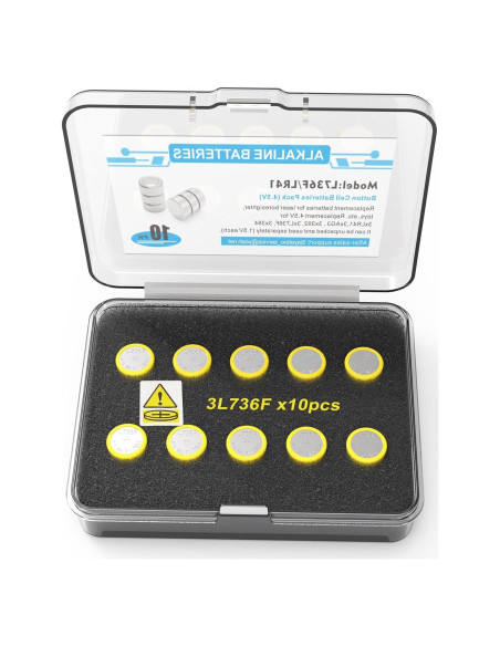Baterías de botón Bayattoo L736F 30 unidades 4.5V para juguetes