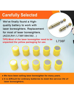 Baterías de botón Bayattoo L736F 30 unidades 4.5V para juguetes 2