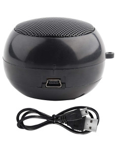 Altavoz Portátil Ciciglow Retráctil 180mAh 5.21x5.21cm Negro 2