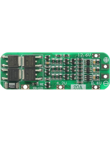 5PCS Placa de Protección BMS 20A 3S 12.6V Li-ion 18650