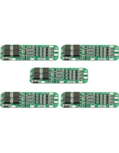 5PCS Placa de Protección BMS 20A 3S 12.6V Li-ion 18650