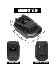 Adaptador de Batería KUNLUN para Herramientas Porter Cable 20V 2