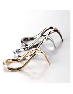 Soporte para Cigarros Jowxsx Acero Inoxidable Negro Brillante 2