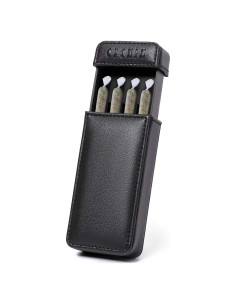 Estuche para Cigarrillos OZCHIN Negro 4 Compartimentos