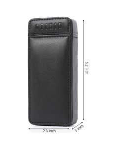Estuche para Cigarrillos OZCHIN Negro 4 Compartimentos 2