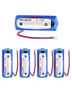 5 Baterías de Litio No Recargables XUXUCHAO ER18505 3.6V 4000mAh