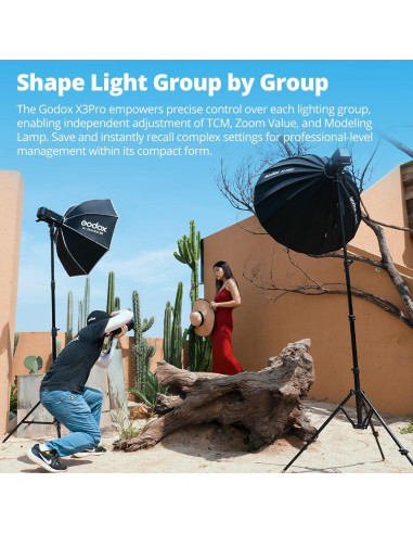 Disparador Inalámbrico TTL Godox X3 Pro para Sony, Pantalla 2.4"