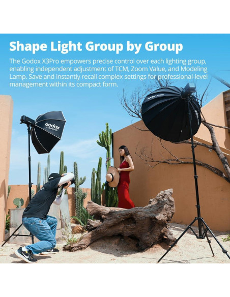 Disparador Inalámbrico TTL Godox X3 Pro para Sony, Pantalla 2.4"