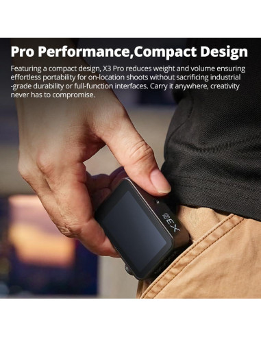 Disparador Inalámbrico TTL Godox X3 Pro para Sony, Pantalla 2.4"