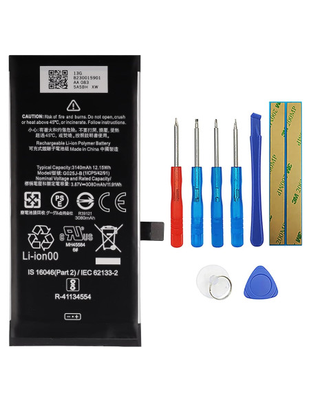 Batería Recargable G025J-B para Google Pixel 4A 3080mAh