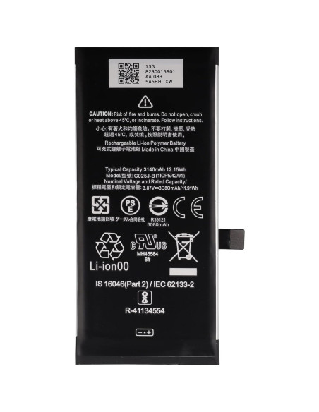 Batería Recargable G025J-B para Google Pixel 4A 3080mAh