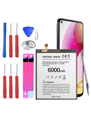 Batería de Reemplazo 6000mAh para Moto G Stylus 5G 2021 MD50