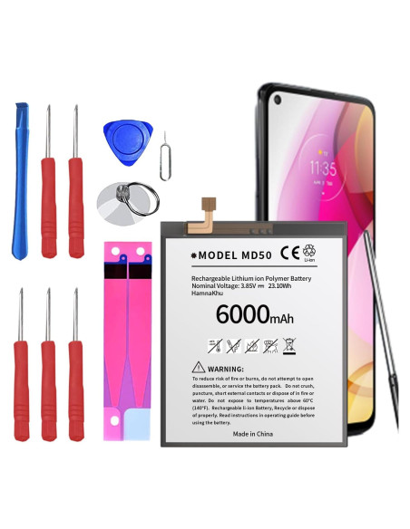 Batería de Reemplazo 6000mAh para Moto G Stylus 5G 2021 MD50