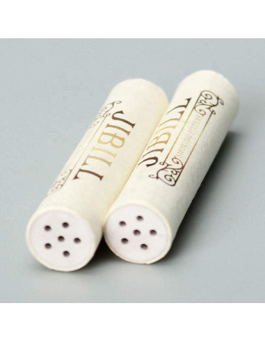 250 Filtros de Carbón Activo 7.8-8mm para Pipas de Tabaco