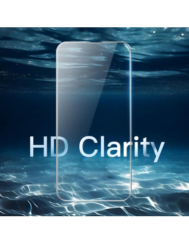 Protector de Pantalla JETech para iPhone 16e 6.1" 2025 - Vidrio Templado 9H - Paquete de 3