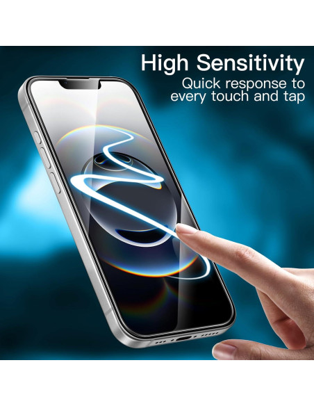 Protector de Pantalla JETech para iPhone 16e 6.1" 2025 - Vidrio Templado 9H - Paquete de 3