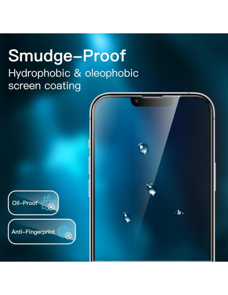 Protector de Pantalla JETech para iPhone 16e 6.1" 2025 - Vidrio Templado 9H - Paquete de 3