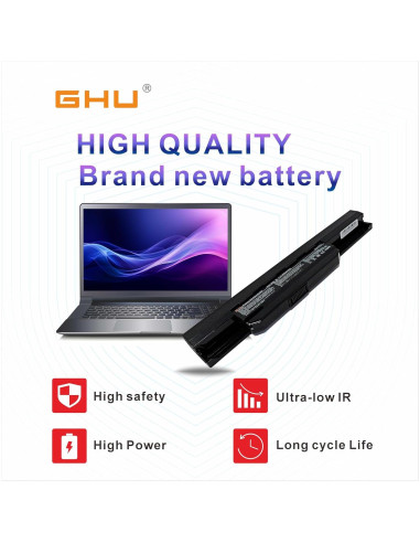Batería GHU para Laptop Asus A53 K53 5200mAh 11.1V