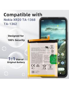 Batería de Reemplazo LPN387450 para Nokia XR20 4630mAh 2