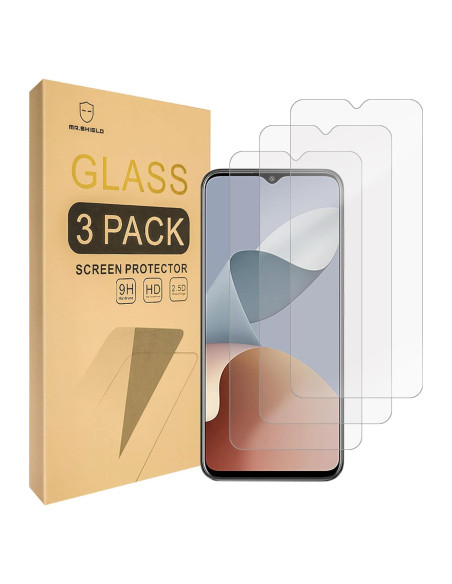 Mr.Shield Protector de Pantalla Vidrio Templado ZTE Blade V50 3 PCS