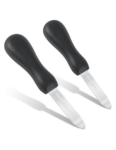 Cuchillo para abrir ostras Nonley - Acero inoxidable, 17 cm, 2 unidades