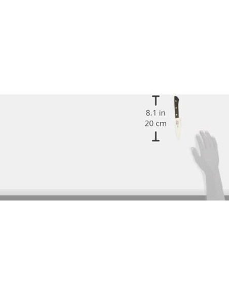 Cuchillo Santoku Mac Knife SK-40, 10.16 cm, Acero Alto Carbono