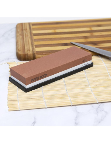 Piedra de Afilar NEIKO 54004A Doble Cara 400/1000 Grano