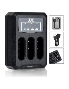 Cargador Triple USB para Batería Sony NP-BX1 - Carga Rápida