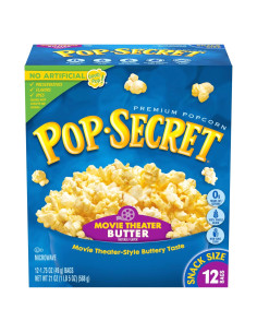 Palomitas de Maíz para Microondas Pop Secret Mantequilla 12 Bolsas
