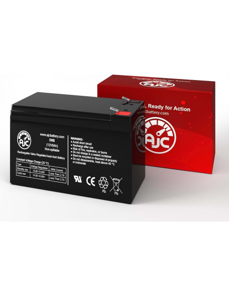 Batería AJC 12V 9Ah AGM para UPS E91-40k - Reemplazo