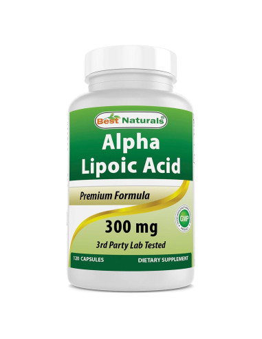 Ácido Lipoico 300 mg Mejores Naturales 120 Cápsulas