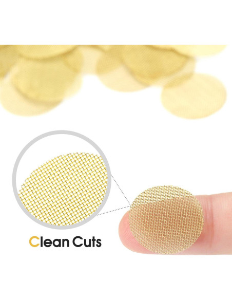 200 Pantallas de Tubería de Latón STANKER 12.7 mm con Caja