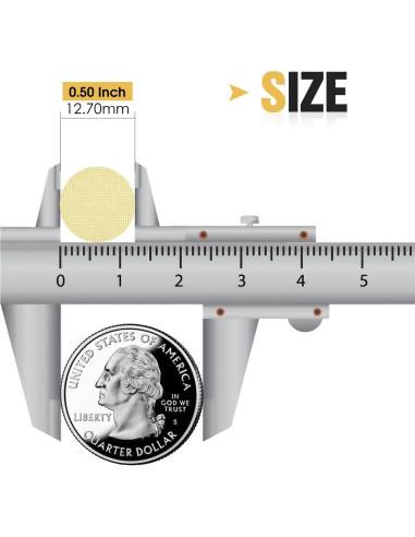 200 Pantallas de Tubería de Latón STANKER 12.7 mm con Caja