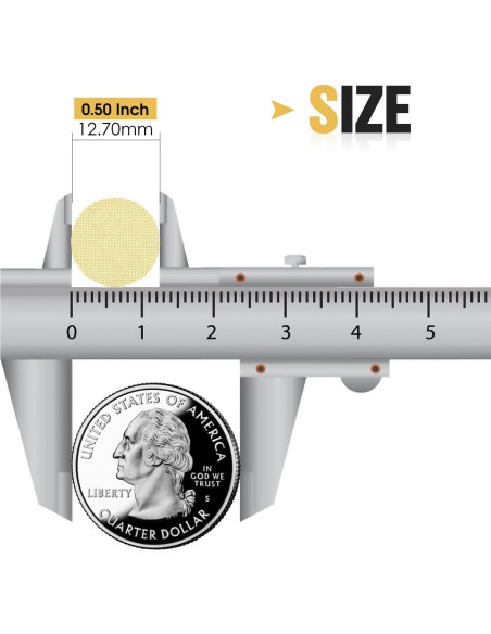 200 Pantallas de Tubería de Latón STANKER 12.7 mm con Caja