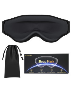 Máscara de Ojos 3D Fygrip Negra Ultra Confort Ajustable