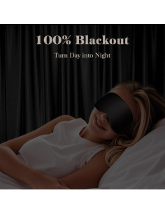 Máscara de Ojos 3D Fygrip Negra Ultra Confort Ajustable 2