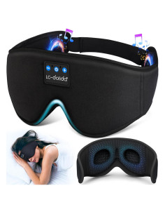 Auriculares para dormir LC-dolida Bluetooth 3D con máscara