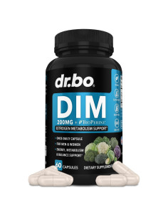 Suplemento DIM 200mg DR. BO - Equilibrio Hormonal y Acné - 60 Cápsulas