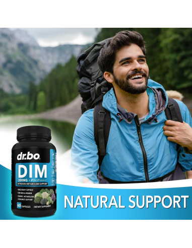 Suplemento DIM 200mg DR. BO - Equilibrio Hormonal y Acné - 60 Cápsulas