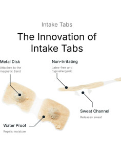 Tiras Nasales Magnéticas Intake - 60 Contenido - Anti Ronquidos 2